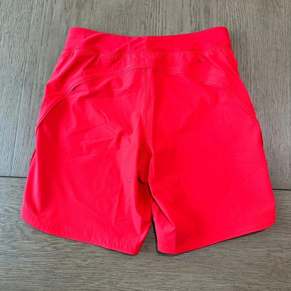 Lands’ End Red Bermuda Shorts Quick Dry/Swim Size 8 - Picture 6 of 10